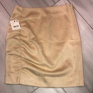 NWT freepeople faux suede skirt size 2